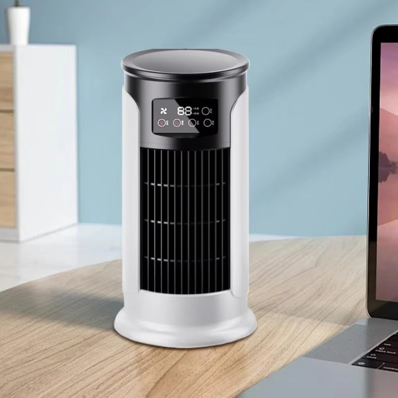 Bærbare klimaanlegg vifte fordampningskjøler USB stille timer romkjøling liten 10 oz vanntank personlig kjøler justerbar | Luvikno