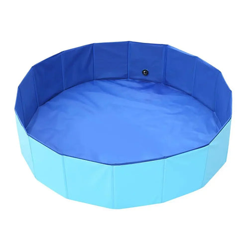 Sammenleggbar PVC hundepool med dreneringsventil Luvikno
