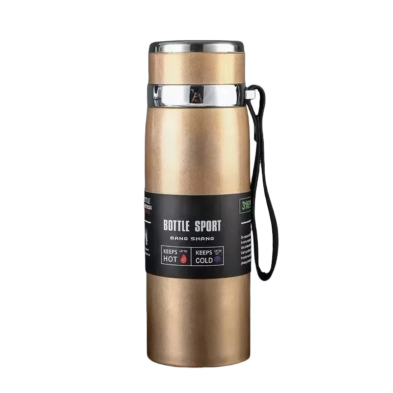 Stainless steel vacuum insulated thermos bottle 1000 ml | Luvikno