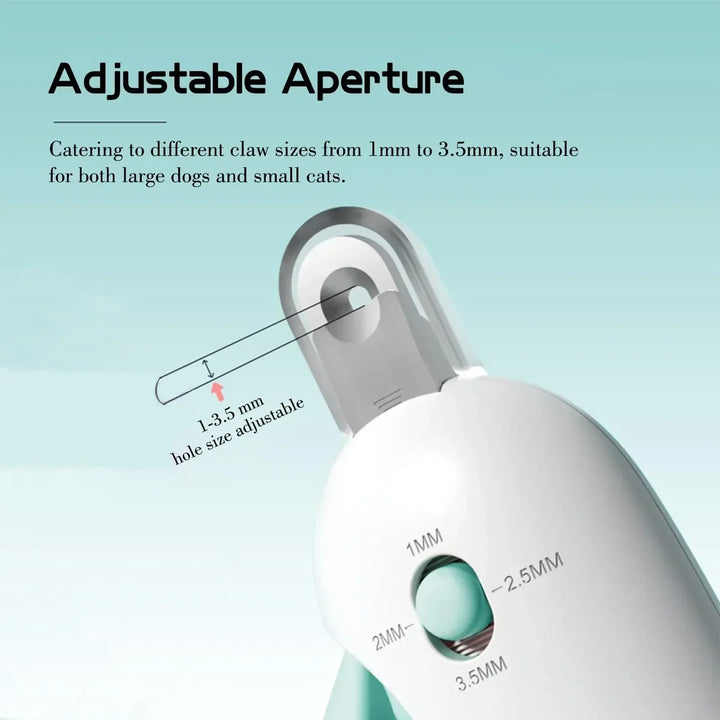 Luvikno | TrimPaws Nail Clipper for Dogs & Cats | Adjustable Opening | For Small & Large Pets | Professional Grooming at Home