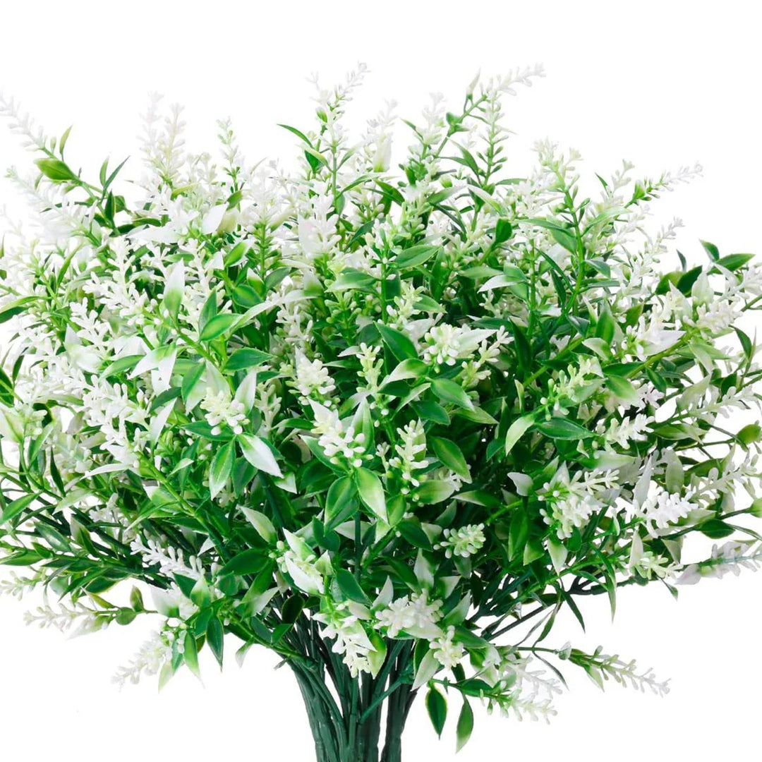 Luvikno | Florabell 12 Delt Sett Kunstig Lavendel | Kunstige Planter for Bryllup, Vaser, Garlands & Dekorasjon | For Innendørs & Utendørs
