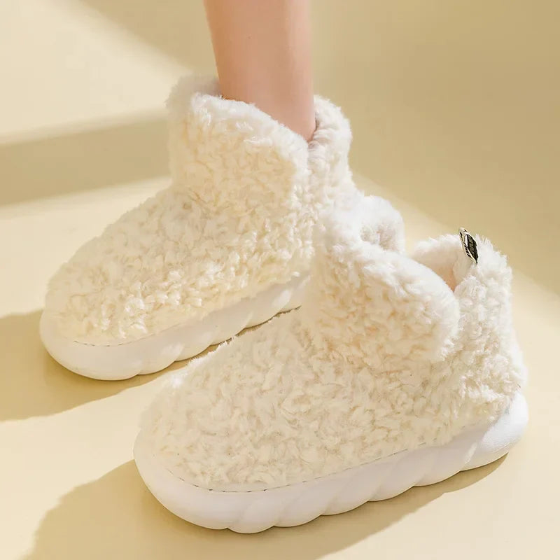 Varme og koselige dameslippers for høst og vinter – Sklisikker, komfortable slippers for hjemmet og fritid | Luvikno