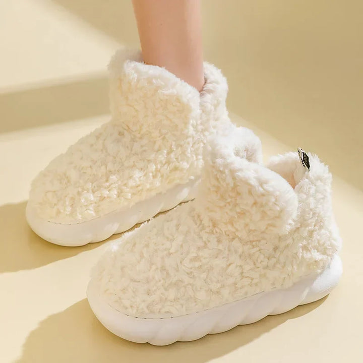 Varme og koselige dameslippers for høst og vinter – Sklisikker, komfortable slippers for hjemmet og fritid | Luvikno