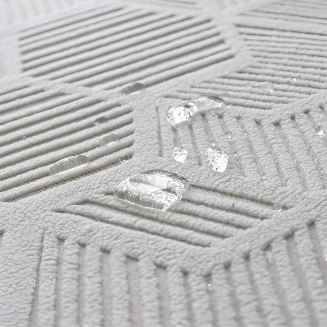 Jacquard Sofa Cover med Geometrisk Mønster – Myk & Katt-vennlig | Perfekt for Beskyttelse og Koselige Oppholdsrom | Luvikno