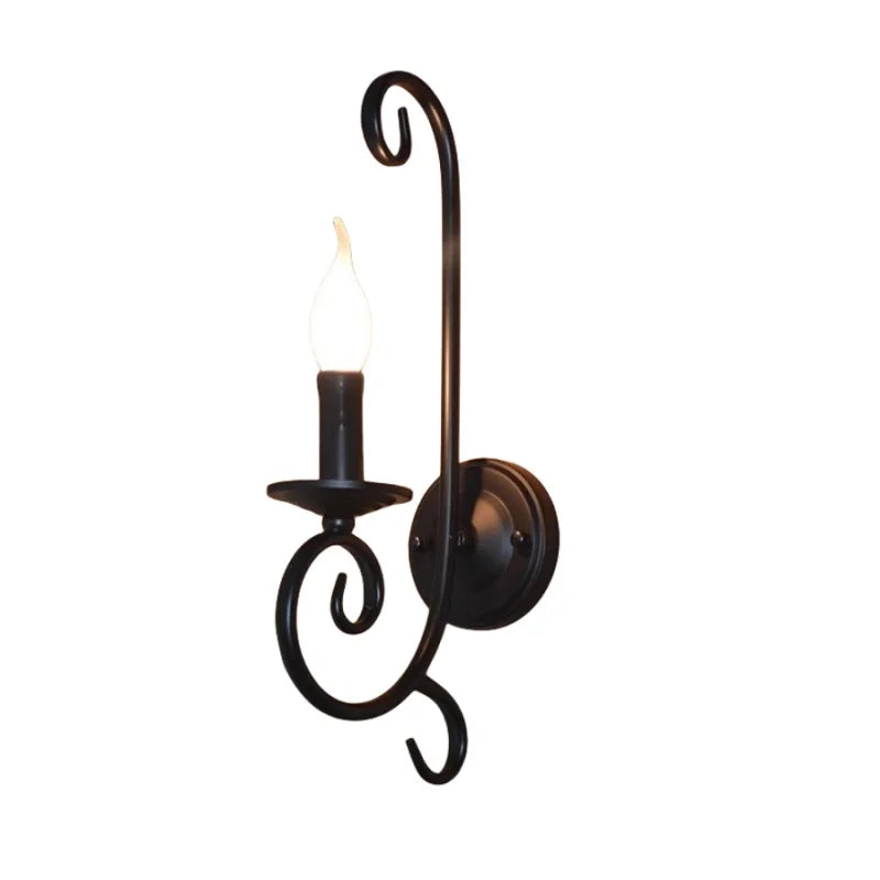 LuminousEra - Elegant Industriell Vegglampe for Soverom Luvikno