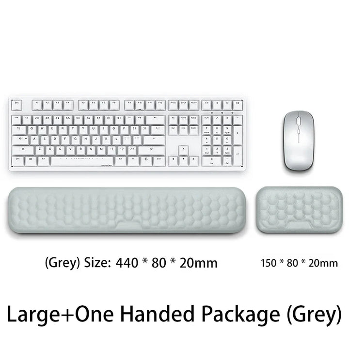 Luvikno | SilentaPad Håndleddstøtte | Ergonomisk Musmatte med Minne Skum & Massasjområde | For PC, Laptop & Gaming