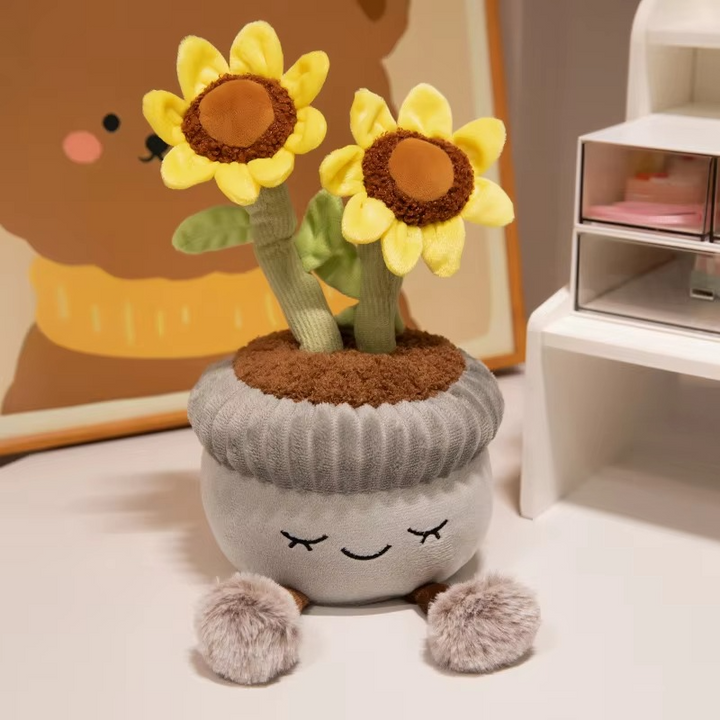 Charming Tulip Succulent Plush Toy Pillow for Birthday and Decor Luvikno
