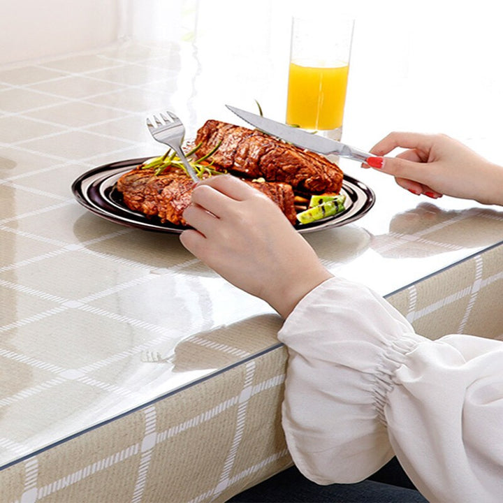 Myk Klar Beskyttelsesbelegg Transparent Bordmatte | Luvikno