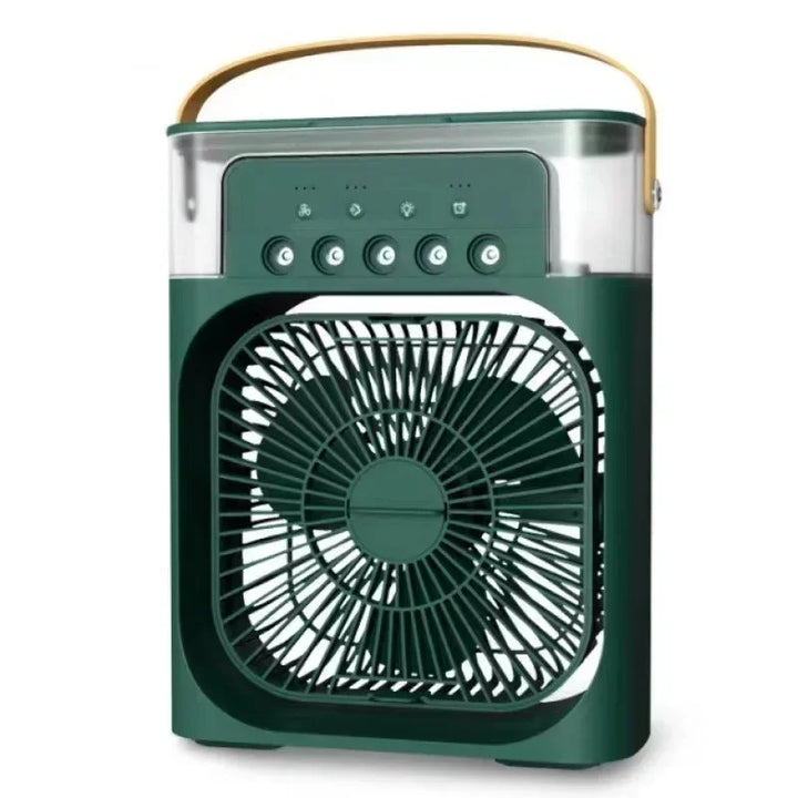 Luvikno | Luftkjøler BrisaAir | 3-nivå vifte & luftfukter | Med timer & LED lys | 600ml tank