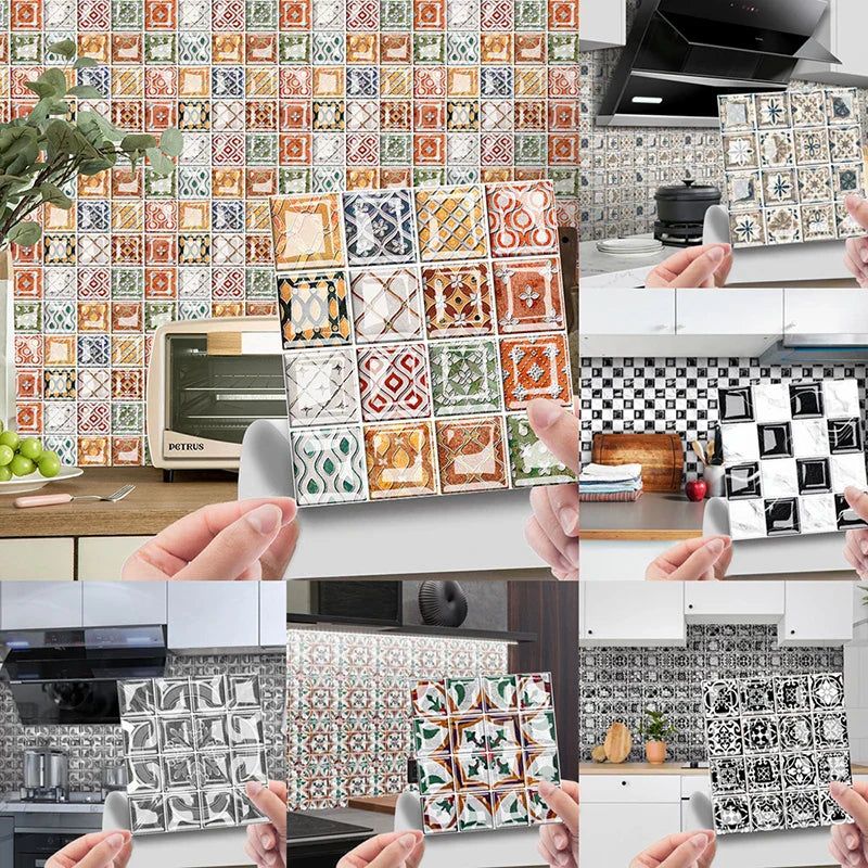 DecoMosaic 3D Mosaikkveggflisetiketter Luvikno