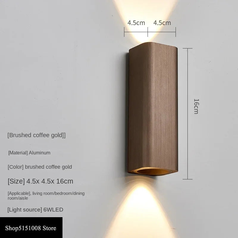 LumiGlow - Stillegående LED Vegglampe med Varme og Kjølige Lys | Luvikno