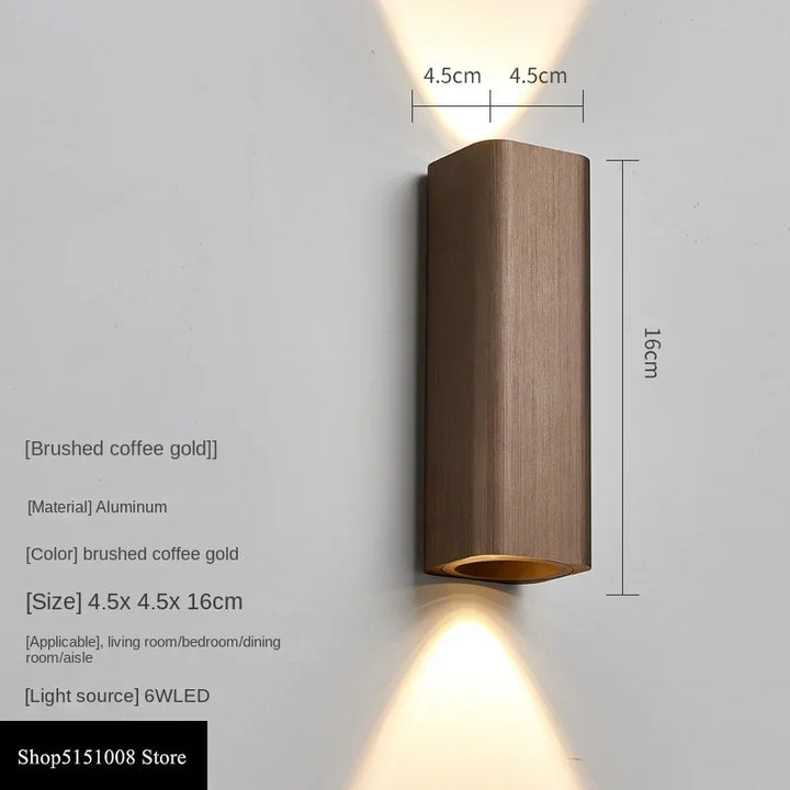 LumiGlow - Stillegående LED Vegglampe med Varme og Kjølige Lys | Luvikno