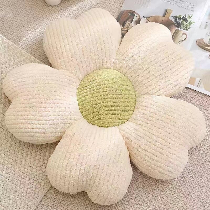 Fluffy Clover Flower Cushion | Luvikno