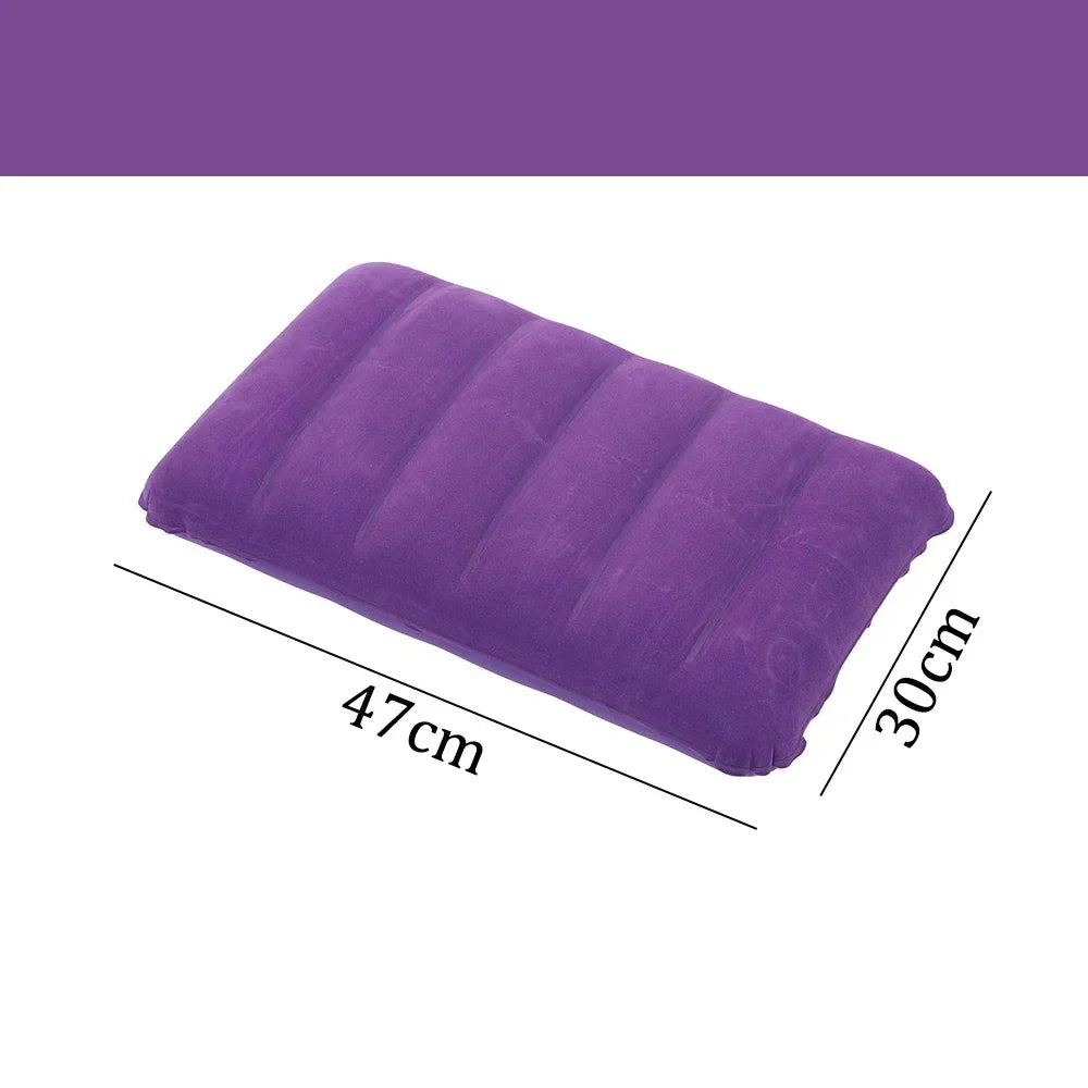Luvikno | Oppblåsbar Reisepute 47x30 cm | Sammenleggbar & Lettvekts | AirNest Utendørs Luftpute for Camping & Luftreise