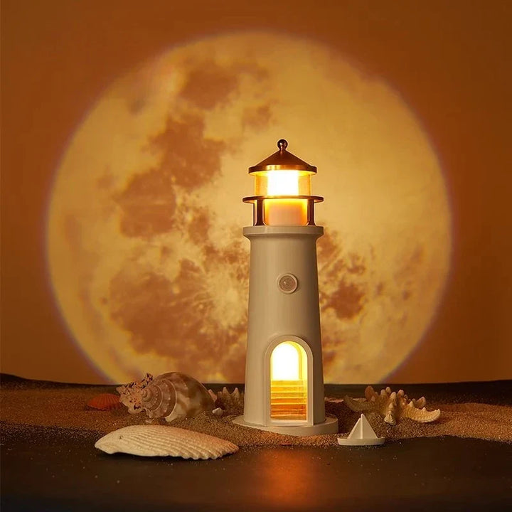 Moon Harbor Fyrtårn Nattlampe | Luvikno