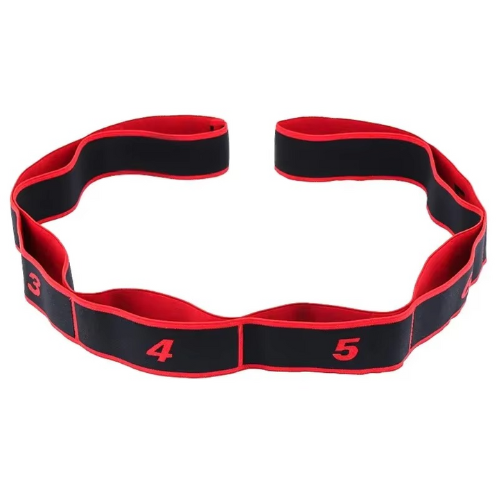 Yoga Stretch Strap with Loops for Pilates and Dance Luvikno