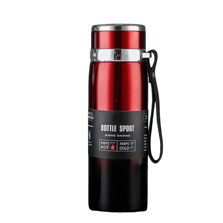 Stainless steel vacuum insulated thermos bottle 1000 ml | Luvikno