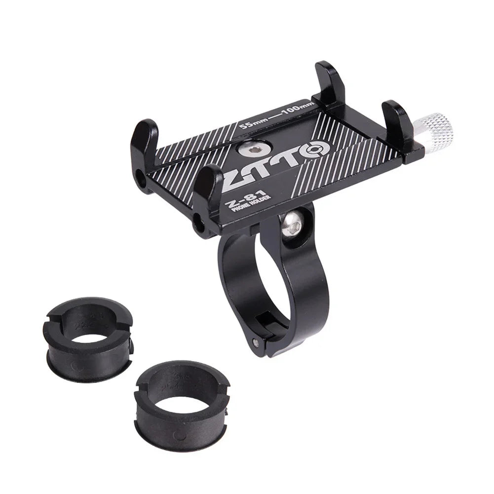 Luvikno | Sykkel Telefonholder RideGrip 360 Pro | 360° Roterbar | Aluminium Legering | Støtbestandig & Sikker | For Sykkel, Motorsykkel & E-Scooter