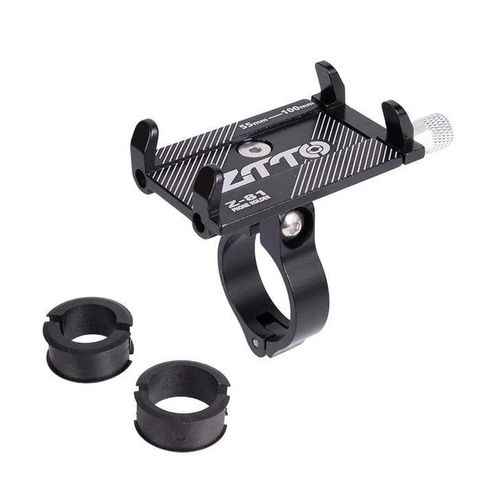 Luvikno | Sykkel Telefonholder RideGrip 360 Pro | 360° Roterbar | Aluminium Legering | Støtbestandig & Sikker | For Sykkel, Motorsykkel & E-Scooter