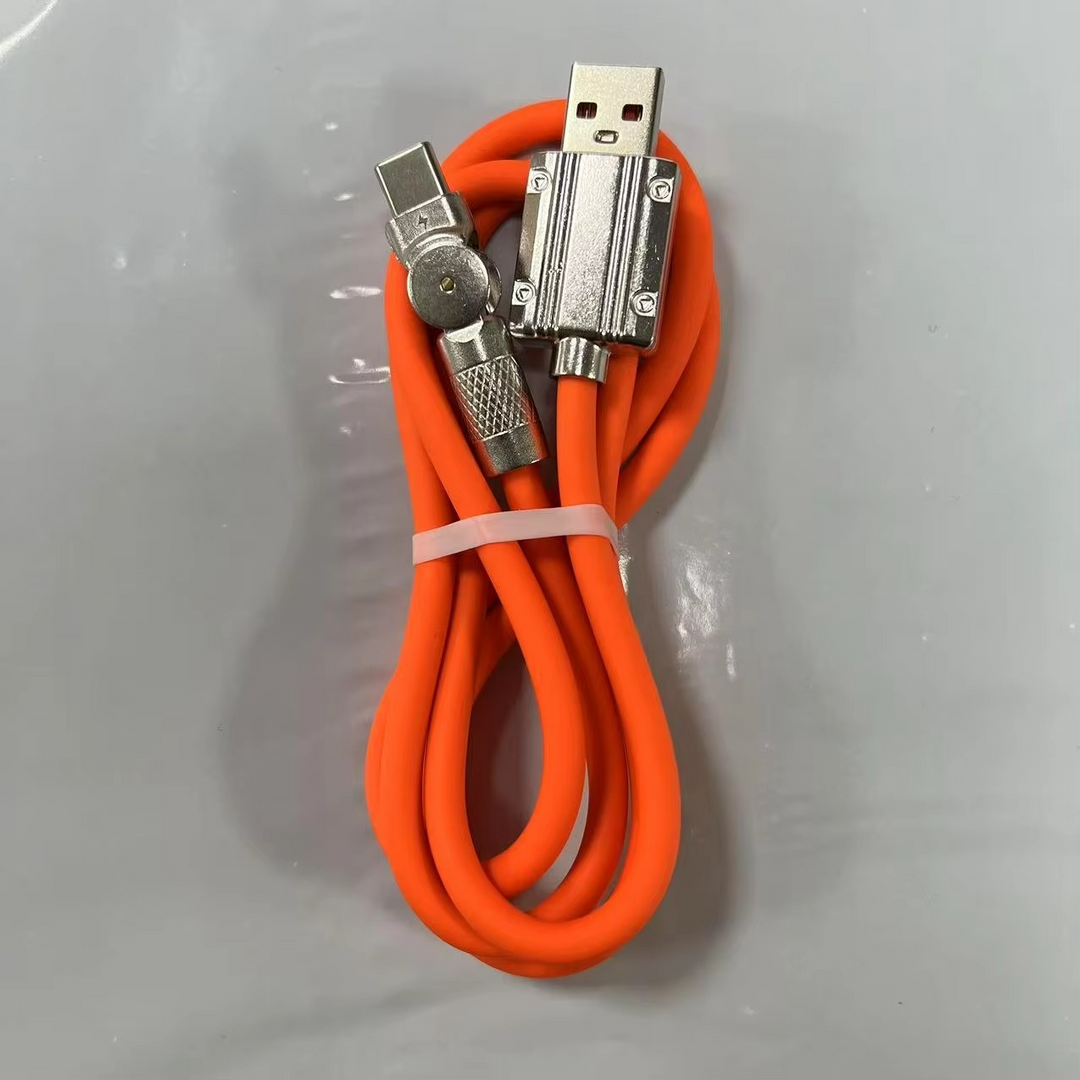 Ultra-Nettbar 180° Roterende USB-C Hurtiglader Kabel for Spill-telefoner Luvikno