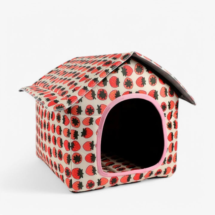 Weatherproof Animal House "CozyNest" for Cats and Small Dogs | Luvikno