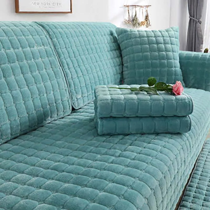 Koselig myk tykk plush non-slip sofa dekke | Luvikno
