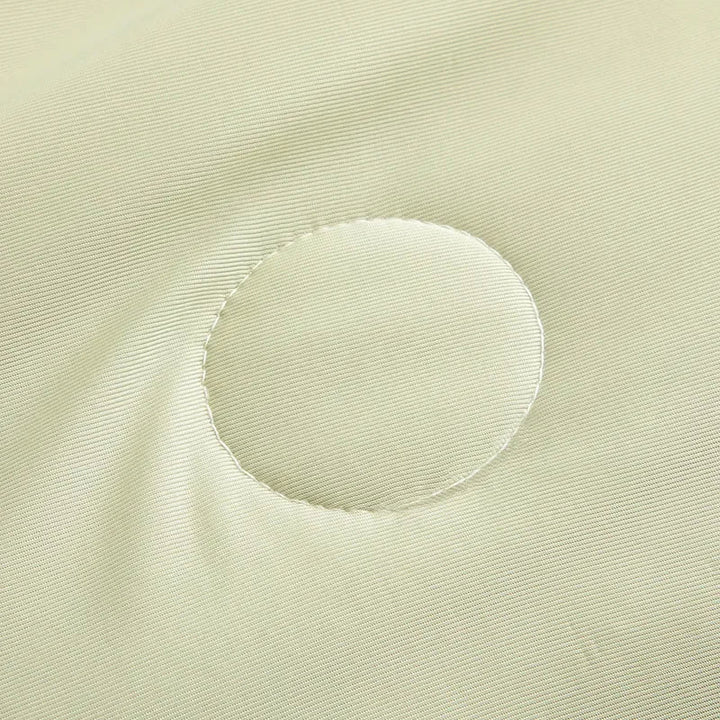 Air Condition Sommer Komforter — Ren Farge Is Silke Kjøleteppe, Lett & Glatt Twin/King Størrelse Quilt | Luvikno