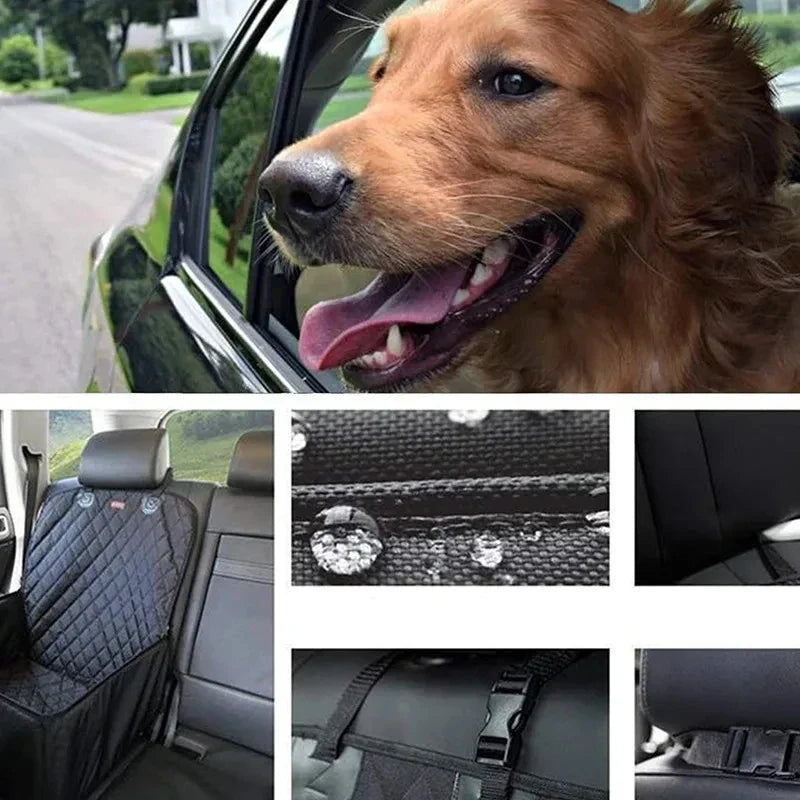 Luvikno | Auto-Dog Setetrekk RoadPaws | Vanntett & Rivesterk | Oxford 600D | Med eller uten glidelås