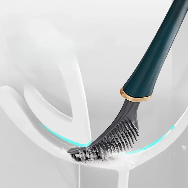 SumiClean - Slim silikon toalettbørste for badet ditt Luvikno
