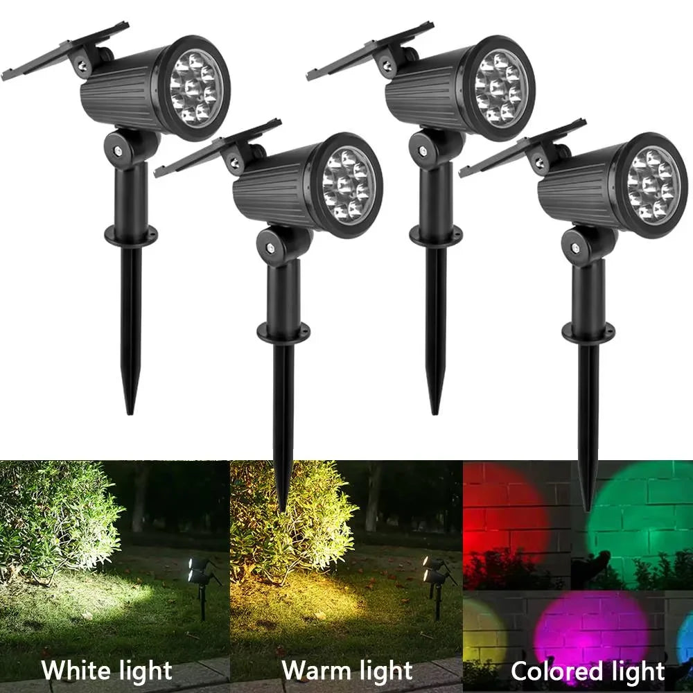 Solar LED Hage Spotlight Utendørs | Luvikno