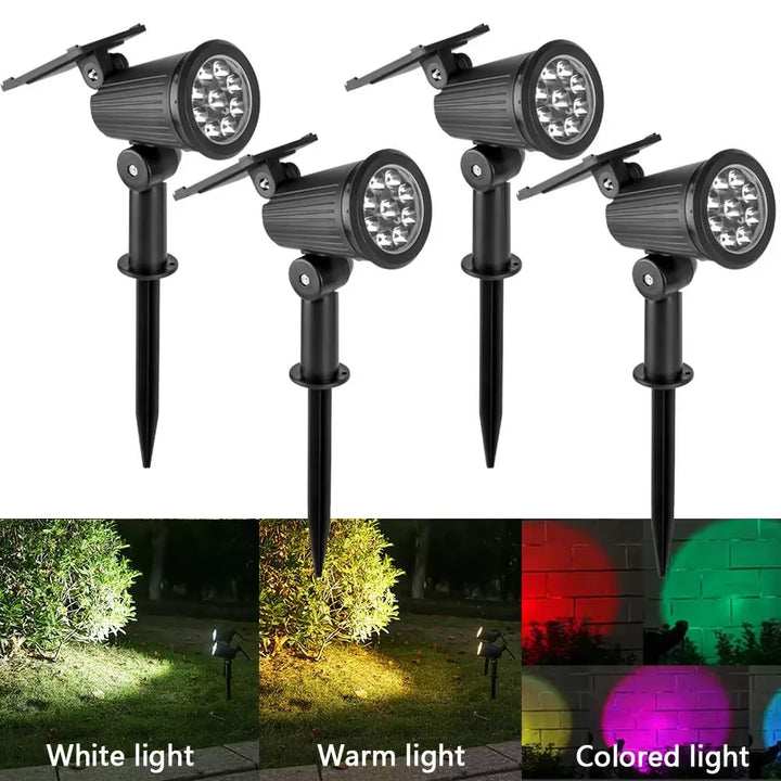 Solar LED Hage Spotlight Utendørs | Luvikno