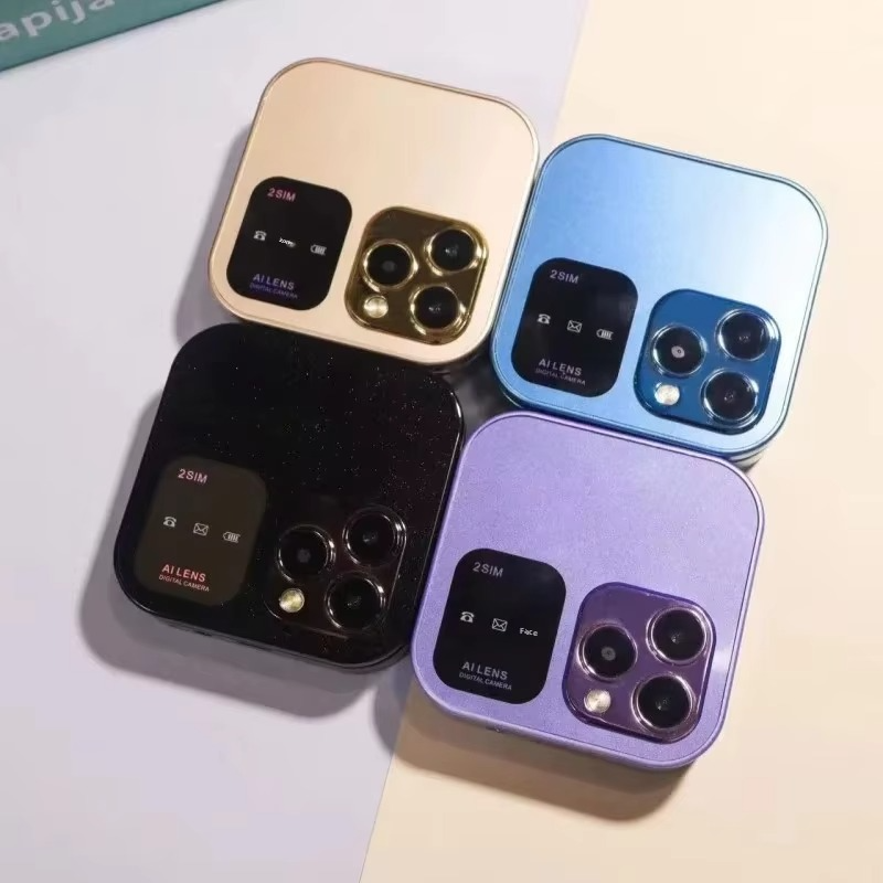 Stor skjerm høyvolum fliptelefon med dual SIM og lang standby Luvikno