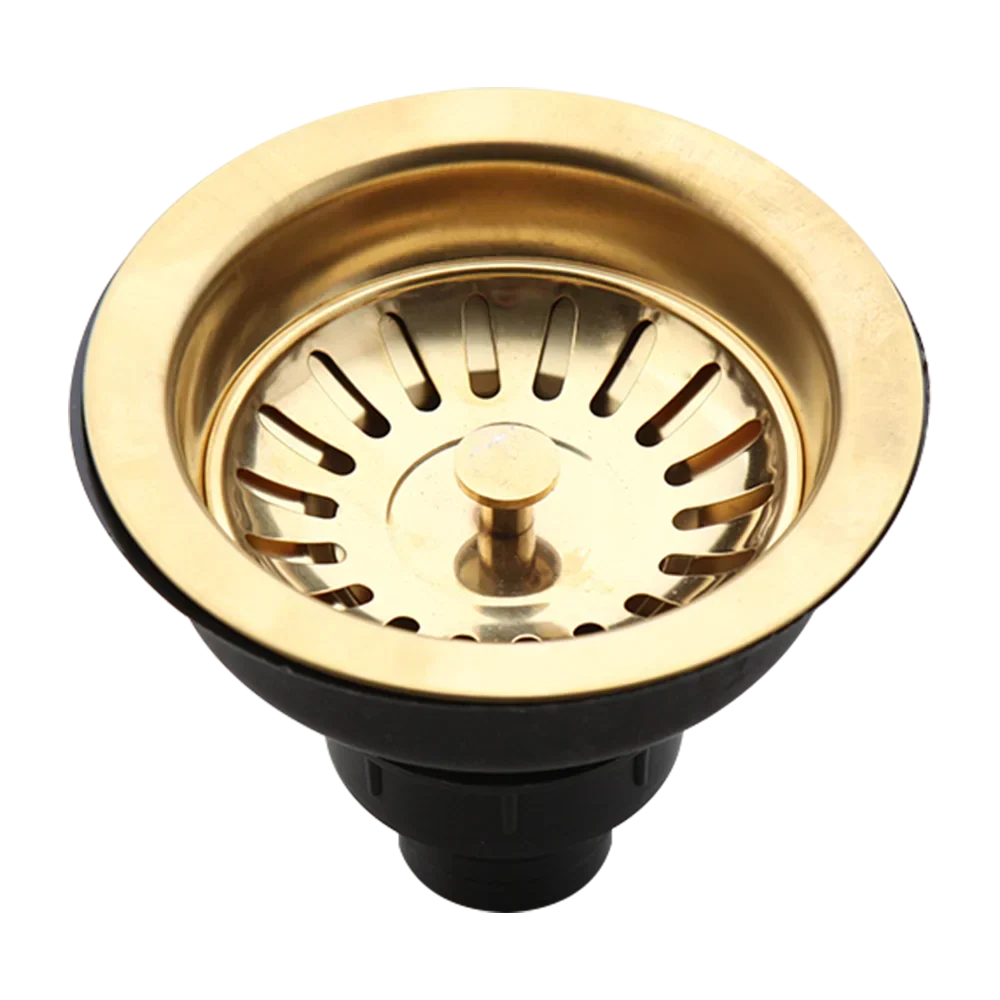 AquaGuard Rustfritt Stål Vaskestrainer med Luktfilter – Pop-Up Stopper & Anti-Blocking Kurv Luvikno