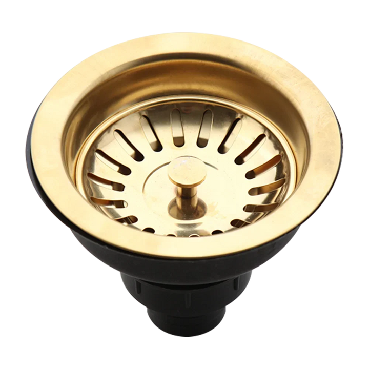 AquaGuard Rustfritt Stål Vaskestrainer med Luktfilter – Pop-Up Stopper & Anti-Blocking Kurv Luvikno