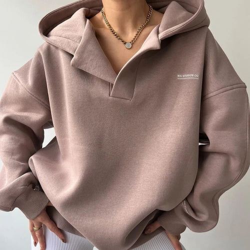 Luvik | Moderne V-hals hoodie