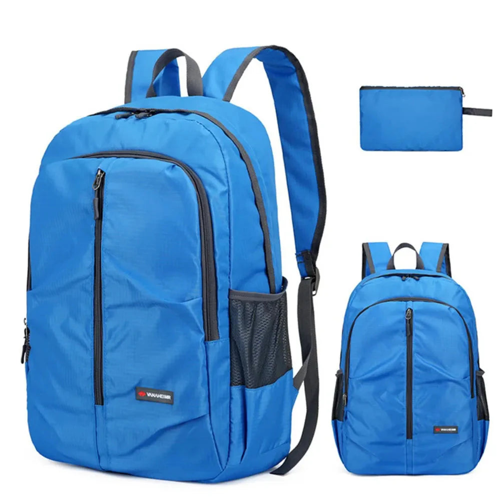 Luvikno | Trekparo Sammenleggbar Rygsekk | 30L Ultralett & Vanntett | For Fotturer, Camping & Reiser | Unisex Dagsekk