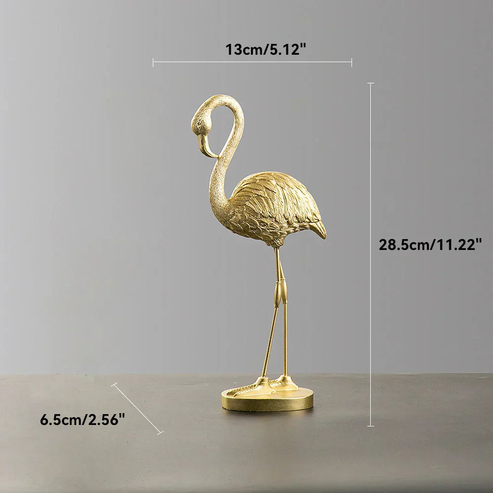 Flamora dekorativ flamingo figur – Eleganse og unik karakter for hjemmet Luvikno