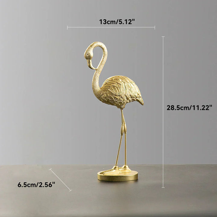Flamora dekorativ flamingo figur – Eleganse og unik karakter for hjemmet Luvikno
