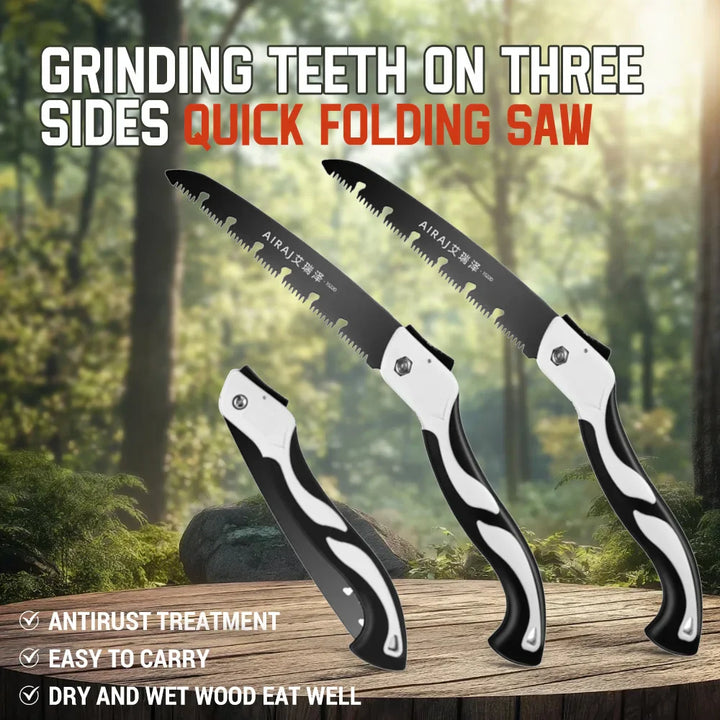 Luvikno | Sammenleggbar Campingbånd - Trehåndtering i Nødsituasjoner