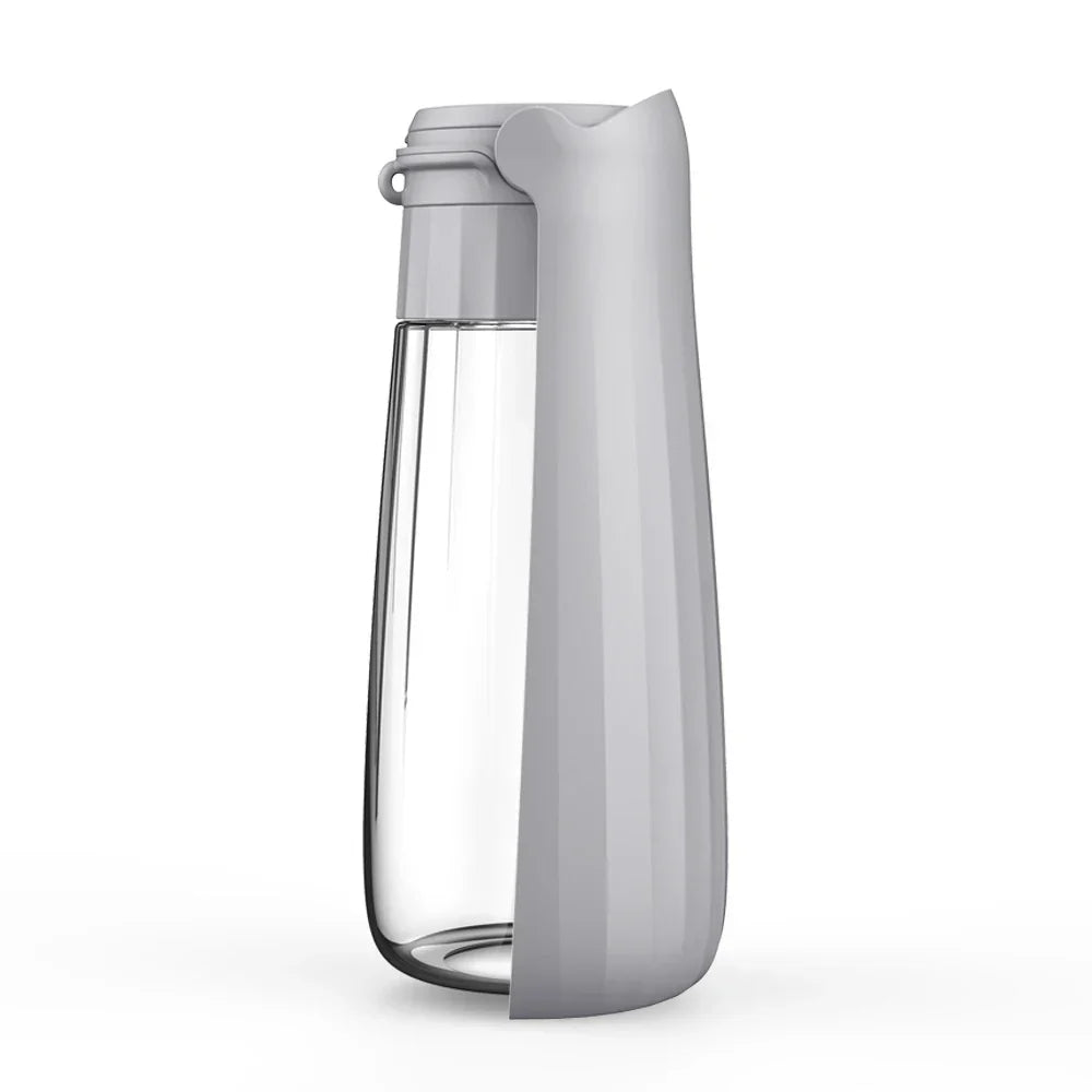 Luvikno | Hundevannflaske Lapuro FoldDrink | Sammenleggbar vannbeholder for på farten | 550 ml | For små og store hunder og katter