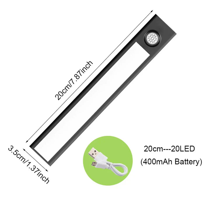 Luvikno | USB oppladbar bevegelsessensorlampe