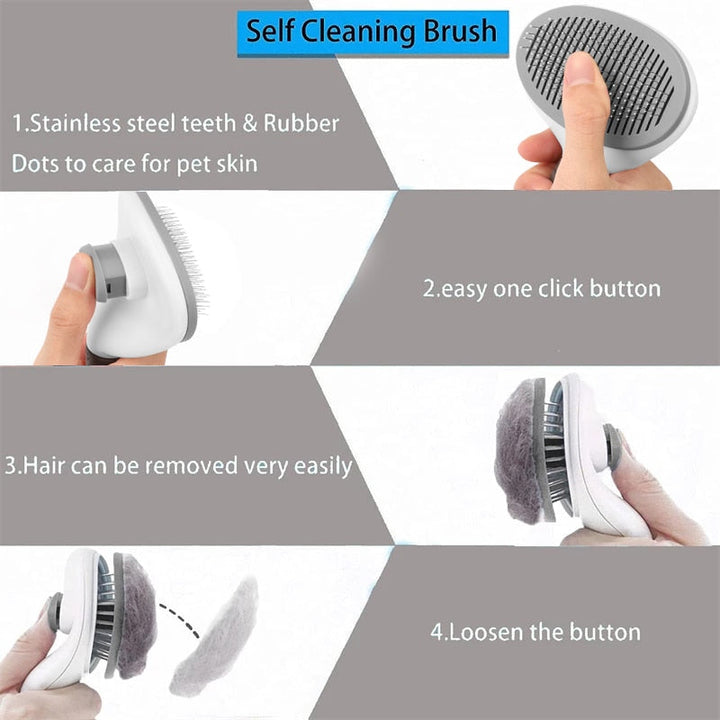 Pet Hair Grooming Brush | Luvikno