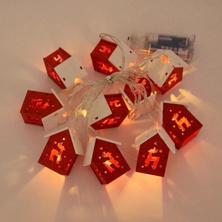 Lysende Trewe mye juldekrasjon – LED Lyskilder for Festlig Belysning | Luvikno