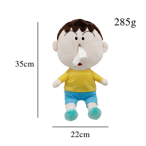 Mini Human Plush Toy Tissue Box | Luvikno