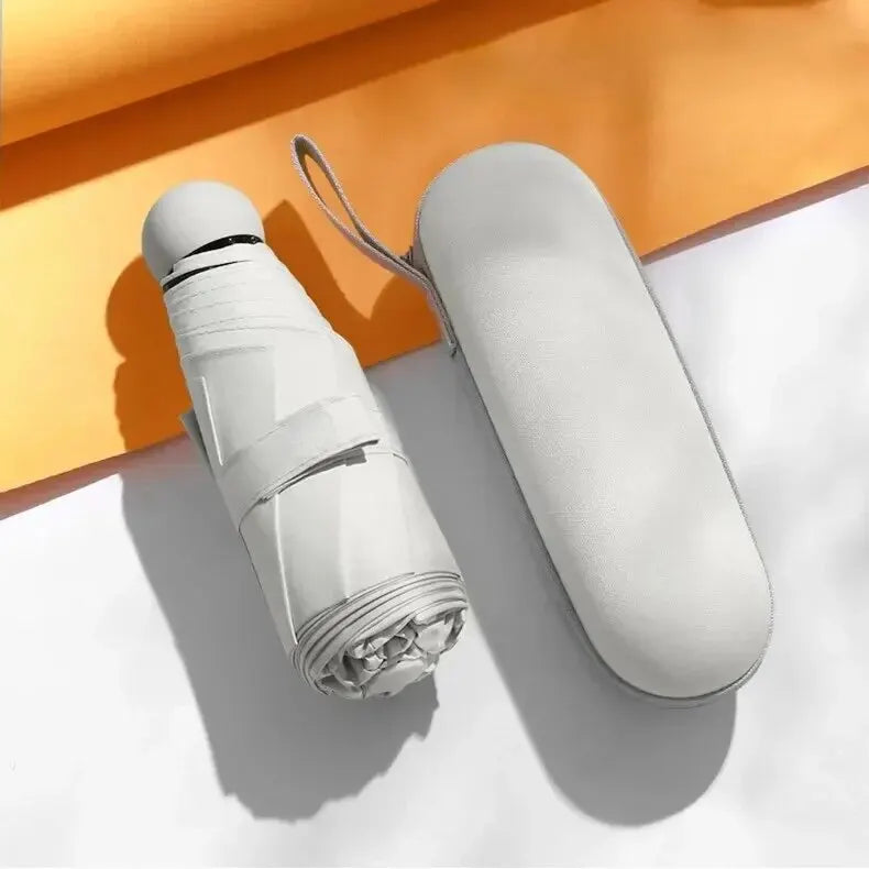 Mini solskjerm regnvær beskyttelse minimal paraply | Luvikno
