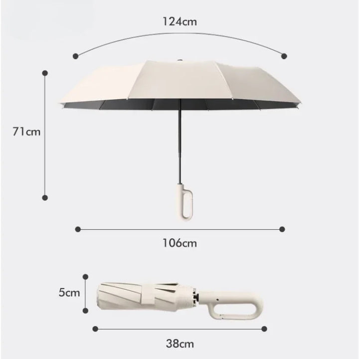 Dual-Purpose UV Blokker Enkel Åpne Paraply | Luvikno