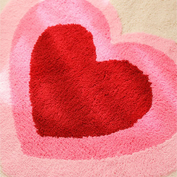 Gradient Heart Mat | Luvikno