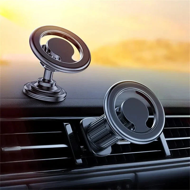 Luvikno | MagnoGrip AutoMount Magnetisk Telefonholder for Bil | 360° Rotasjonsbar | Sterkt Hold for iPhone, Samsung & Co.