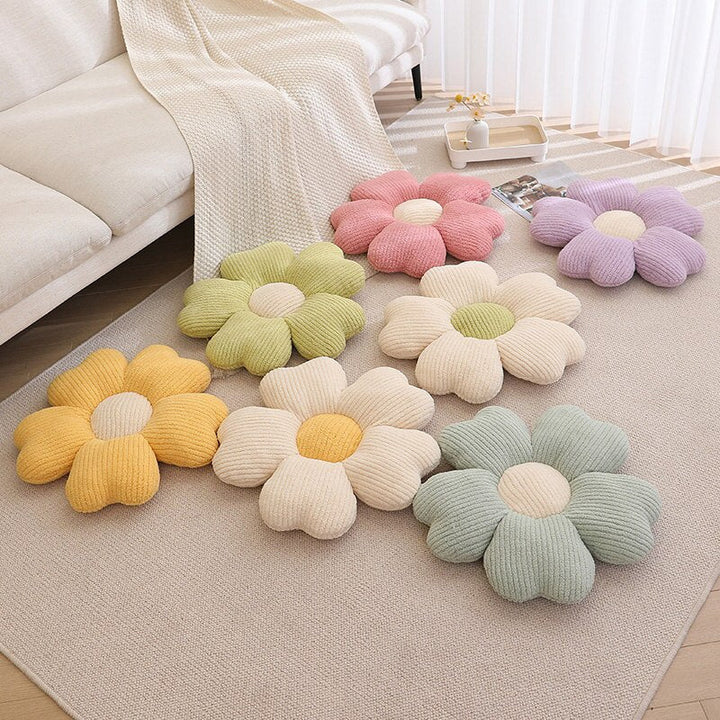 Fluffy Clover Flower Cushion | Luvikno