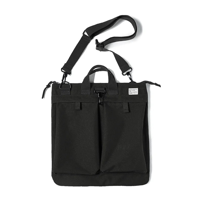Luvikno | UrbanTrek CommanderBag Taktisk Herre Messenger Bag | Polstret & vannavstøtende | For laptop, hjelm & daglig bruk | 15.6" | Skulder & håndholdt